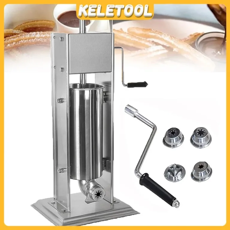 Manual Sausage Stuffer 5L Churros Maker Machine Stainless Steel Heavy Duty Manual