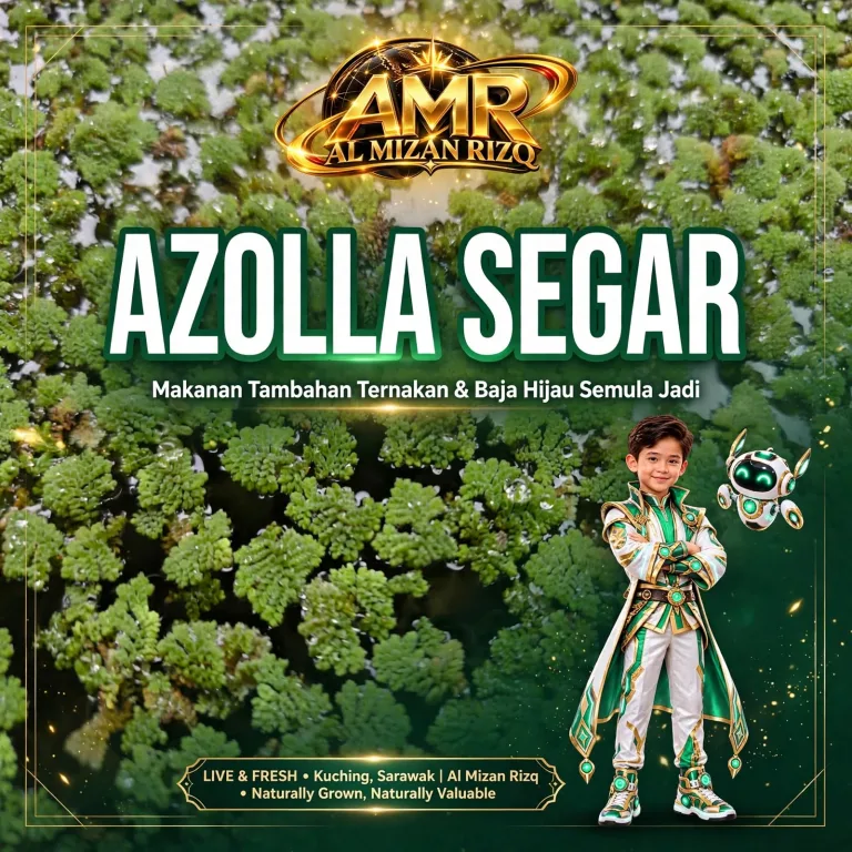 AZOLLA SEGAR | Tumbuhan Akuatik Semula Jadi 🌿 1KG